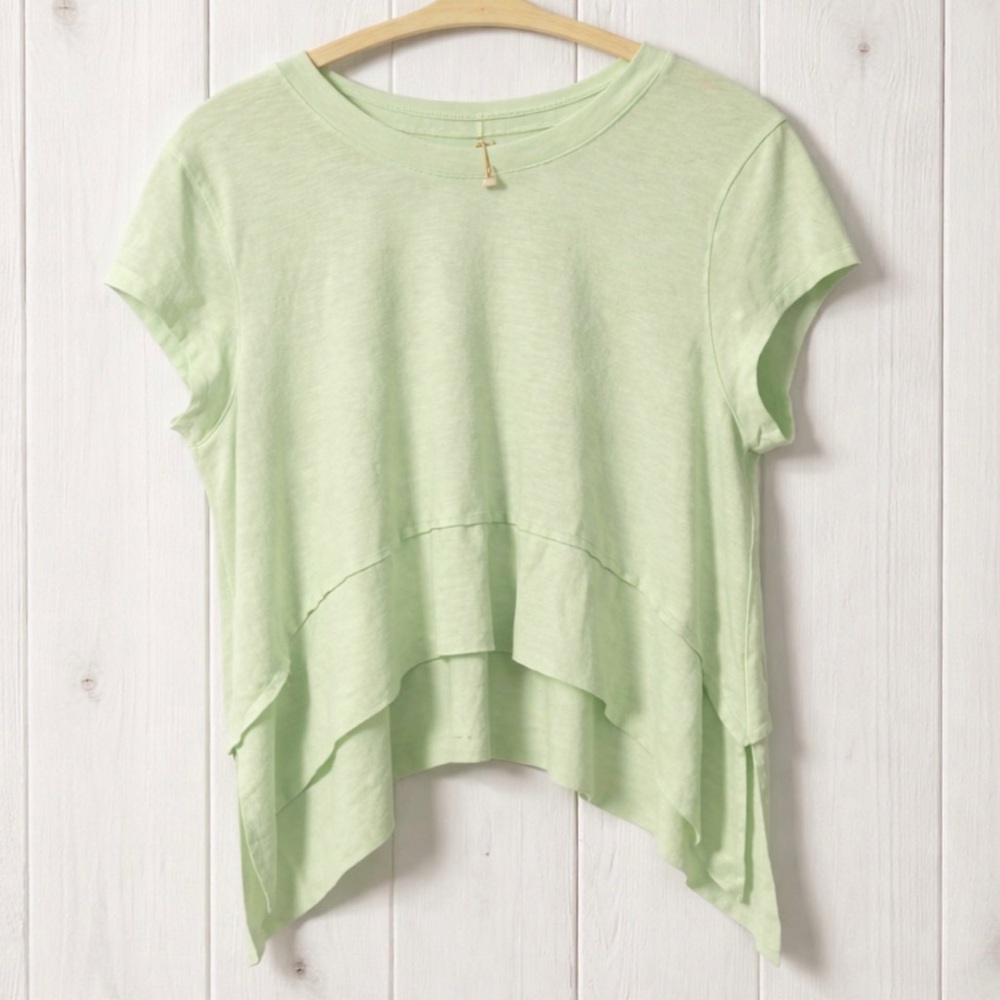 Free People Movement X FP Tempo Tee in Lemongrass ~ Size Large ~ NWOT - Picture 5 of 14